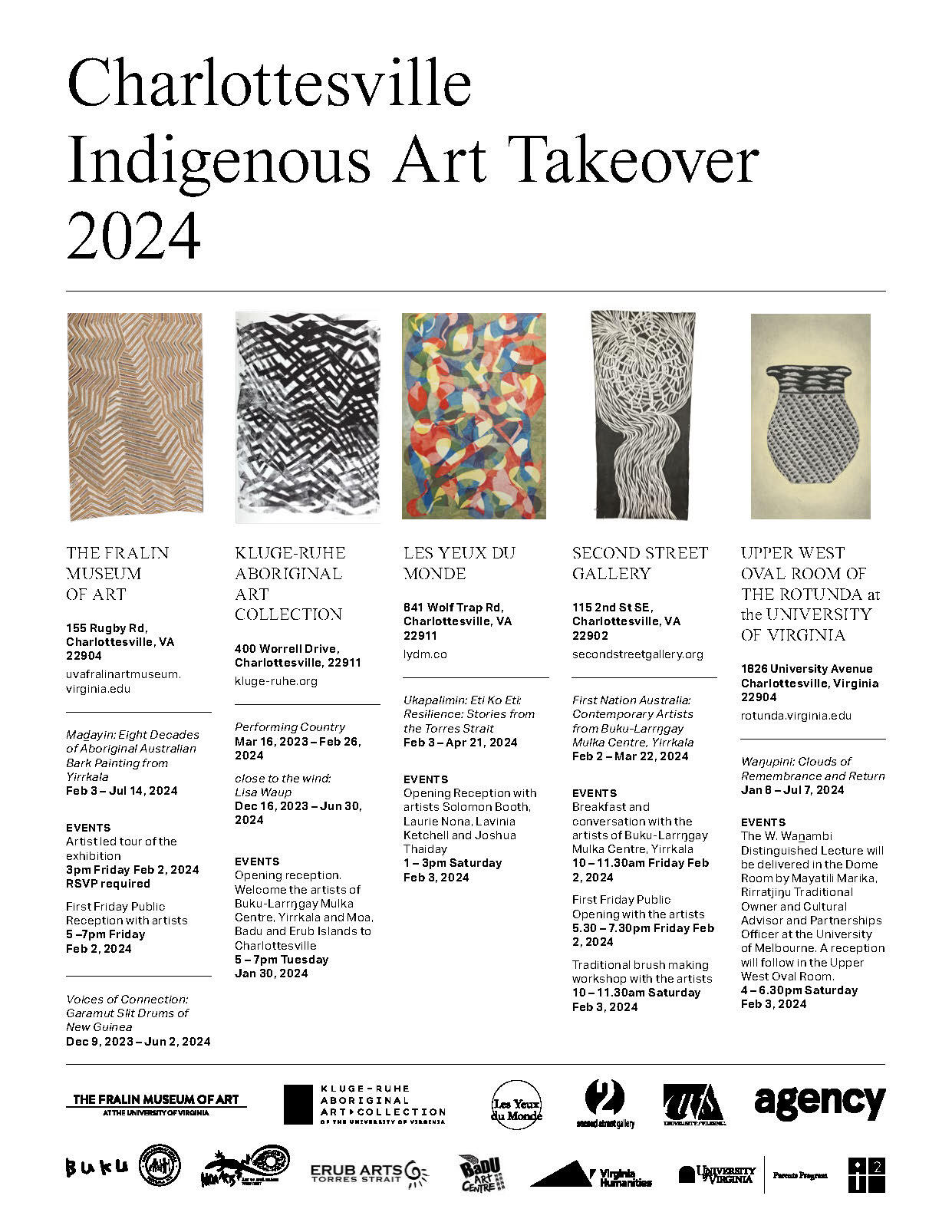 view of Indigenous Art Takeover flyer